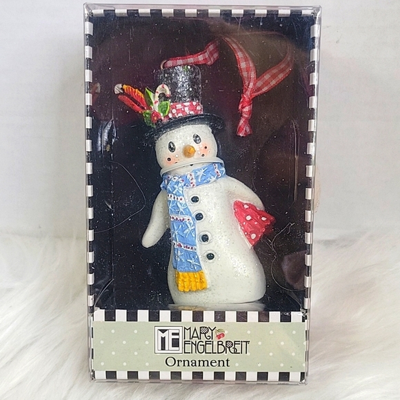MARY ENGELBREIT Snowman‎ Christmas Ornament New in Box - Picture 1 of 5